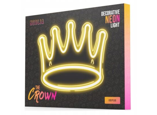 Neon plexi LED korona ciepła biała NNE12 neolia