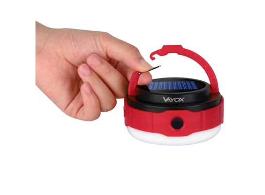 Latarka akumulatorowa kempingowa 500 lm z solarem VA0100 vayox