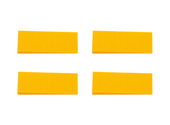 Kliny dystansowe montażowe żółte 80x30 mm opakowanie 48 sztuk Hardy