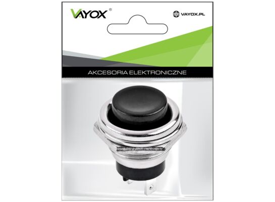 Przełącznik push on czarny PBS 26B PRK0019A vayox