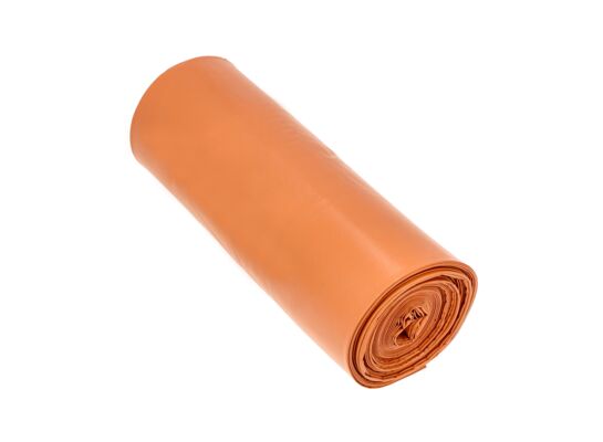 Zestaw 2 sztuki - Worki budowlane extra mocne dwuwarstwowe pomarańczowe 160 l grubość 70 μm