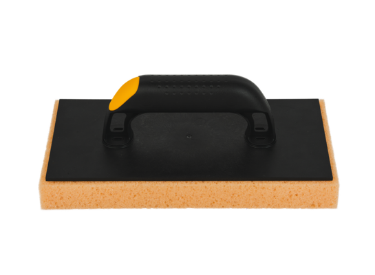 Paca z hydrogąbką brązowa 28 x 14 cm grubość okładziny 30 mm rączka czarna Hardy