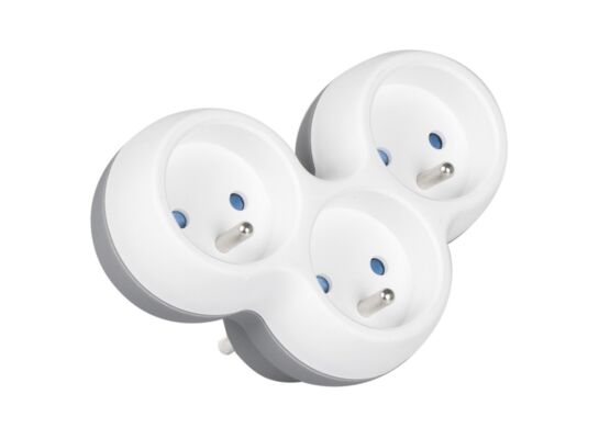 Rozgałęźnik sieciowy 3 GN z uziemieniem LB0166-3 libox