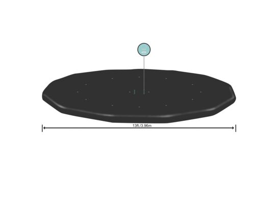 Przykrycie na basen Ø 396 cm Bestway