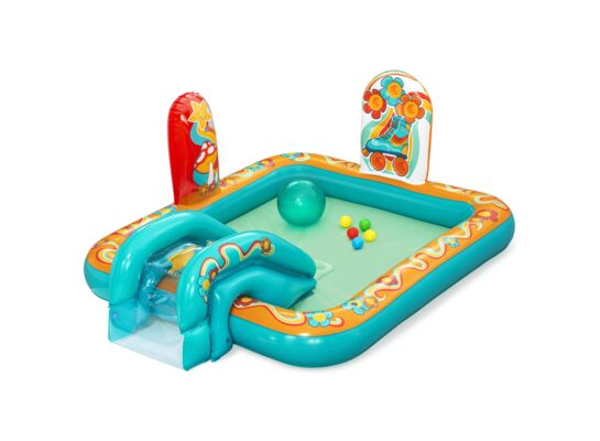 Plac zabaw retro dmuchany 193 x 152 x 74 cm 189 l