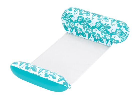 Hamak wodny 140 x 87 cm turkusowo-biały