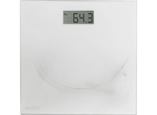 Waga elektryczna łazienkowa Malva piórko biały