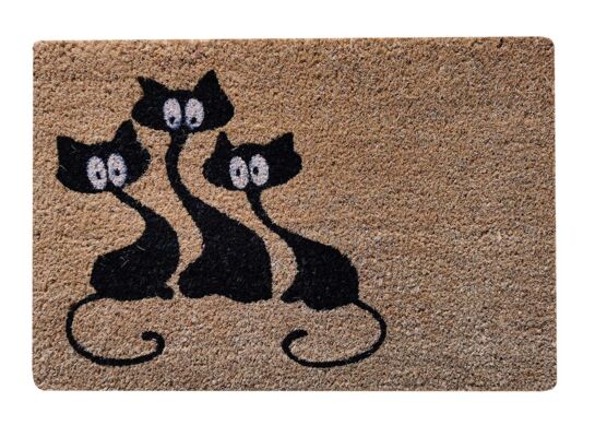 Wycieraczka gumowo-kokosowa TUCAN 40 x 60 cm wz11