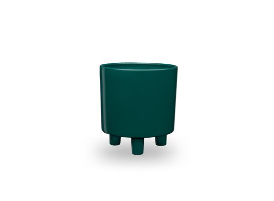 Osłonka ceramiczna Piso 19 cm zielony
