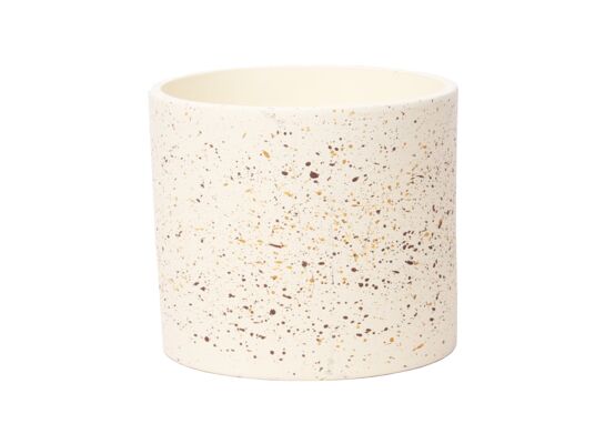 Osłonka ceramiczna Prado 12,5 cm kremowy - lastryko