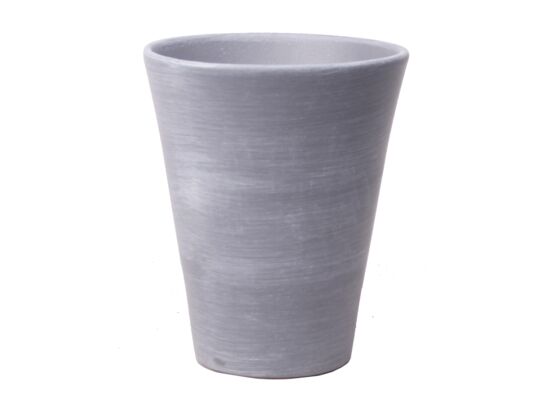 Osłonka ceramiczna Elegant 17,5 cm szary