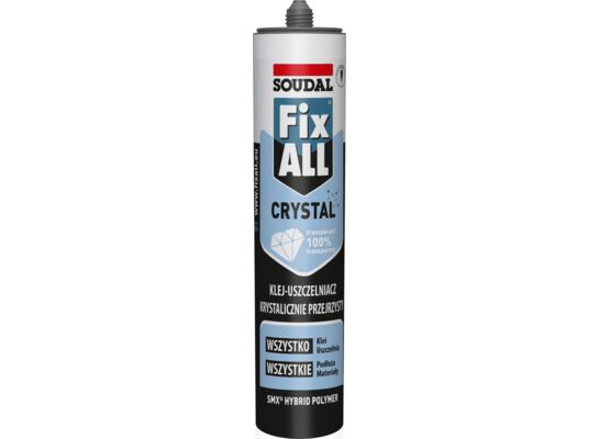 Uszczelniacz hybrydowy FIX ALL CRYSTAL 290 ml