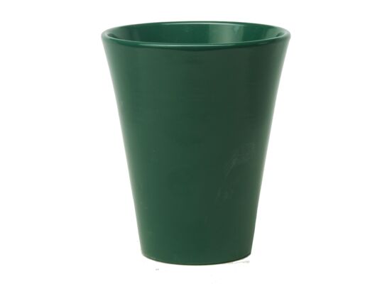 Osłonka ceramiczna Elegant 17,5 cm zielony