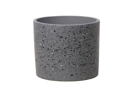 Osłonka ceramiczna Prado 16 cm szary - lastryko