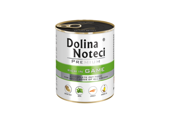 Karma dla psa mokra 800 g dziczyzna Dolina Noteci
