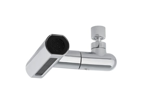 Perlator do baterii obrotowy srebrny