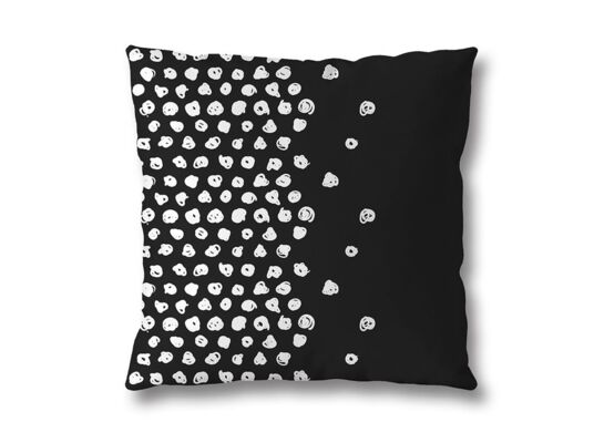 Poszewka B&W 40 x 40 cm dots czarny
