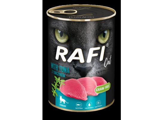 Karma mokra dla kotów sterylizowanych RAFI z tuńczykiem 400 g RAFI