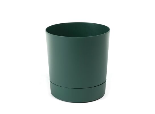 Donica z podstawką AURA 18,4 x 17,5 cm zielony