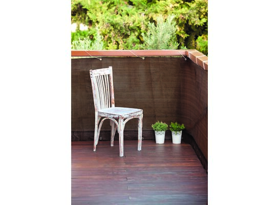 Mata balkonowa easy net 90 x 500 cm brązowy