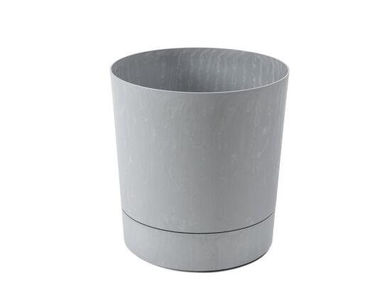 Donica z podstawką AURA 34,1 x 32,5 cm szary