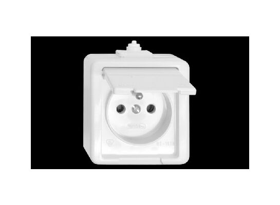 Gniazdo pojedyncze z uziemieniem GNT16J + Z JANTAR