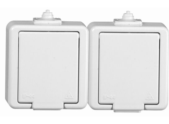 Gniazdo podwójne z uziemieniem GNT6J + Z JANTAR