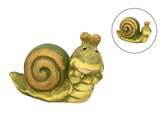 Figura ogrodowa ślimak 19 cm