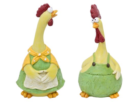 Figurka ozdobna kura 18 cm