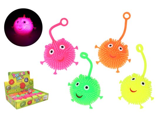 Gniotek świecący 6 cm mix