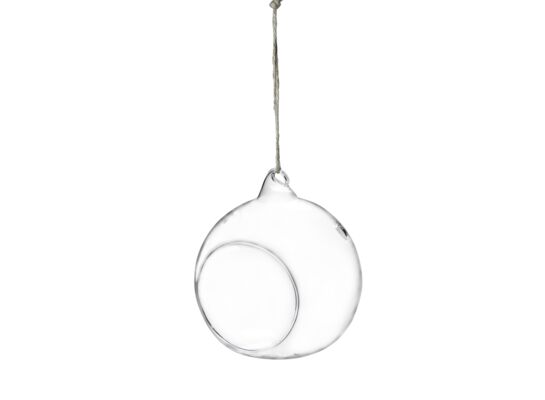 Ozdoba wisząca bombka szklana 13 x 11,5 x 10 cm