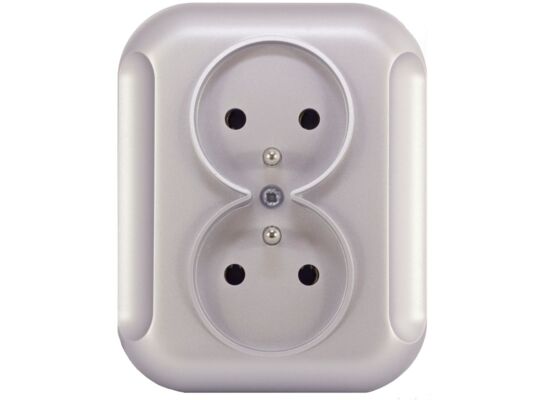 Gniazdo podwójne z uziemieniem GPT-6T + Z TOPAZ