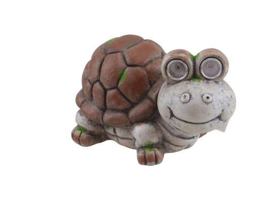 Figurka ceramiczna solarna żółw 22,5x15x14,5cm