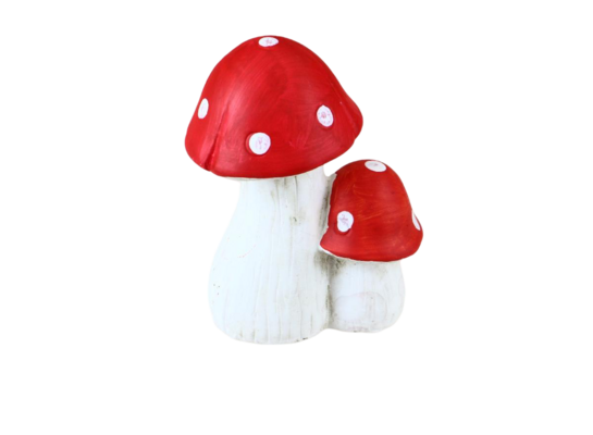 Figura ogrodowa muchomory 12 x 7,5 x 18 cm