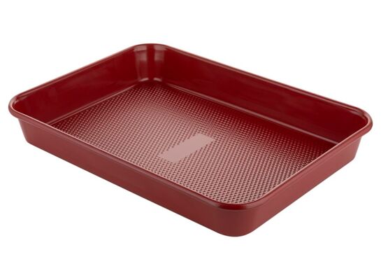 Forma do pieczenia prostokątna Deliss 37 x 27 x 5 cm bordowy
