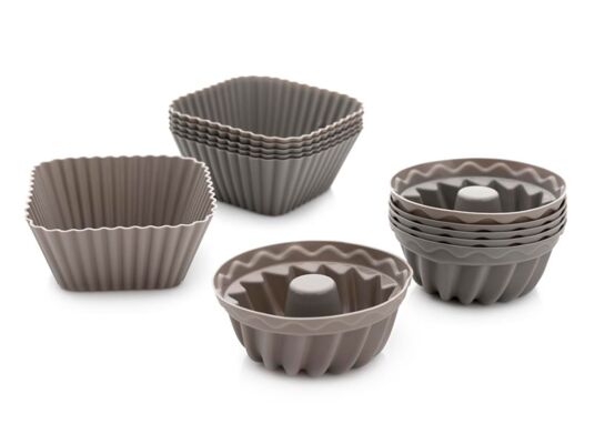 Foremki silikonowe do muffinek Anide mix 2 kształtów