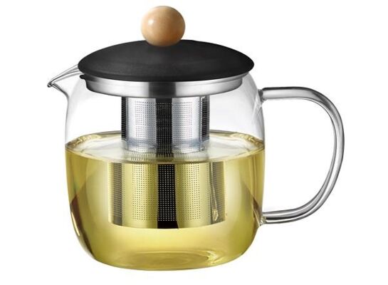 Dzbanek szklany z zaparzaczem Renne 1 l transparentny
