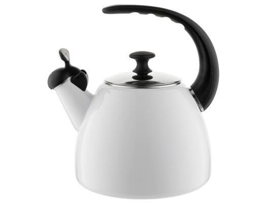 Czajnik emaliowany gładki Aperto 2,2l biały