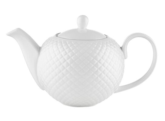 Dzbanek do herbaty porcelany Tiffany 1 l biały