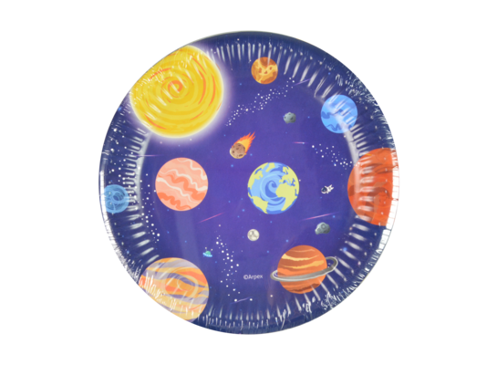 Talerz papierowy Galaxy 8 sztuk