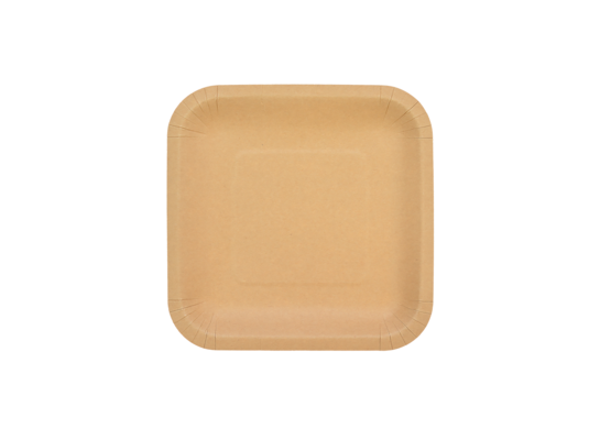 Talerz papierowy kraftowy 18 cm 8 sztuk