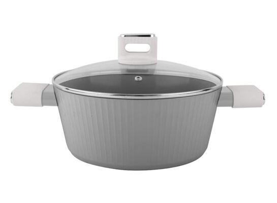 Garnek aluminiowy Serrano z pokrywką 20 cm 2,1 l