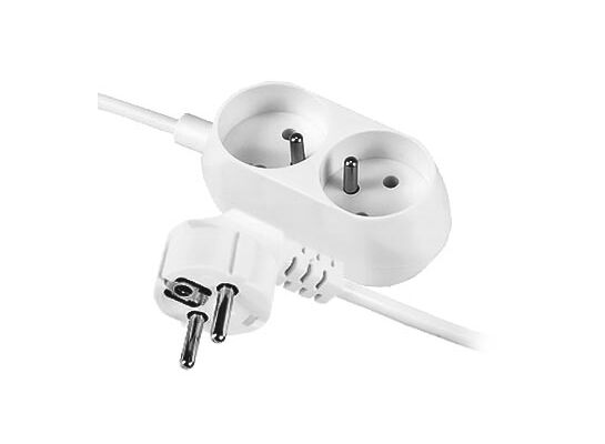 Przedłużacz z dwukrotnym gniazdem i uziemieniem PS-270 3 m JONEX