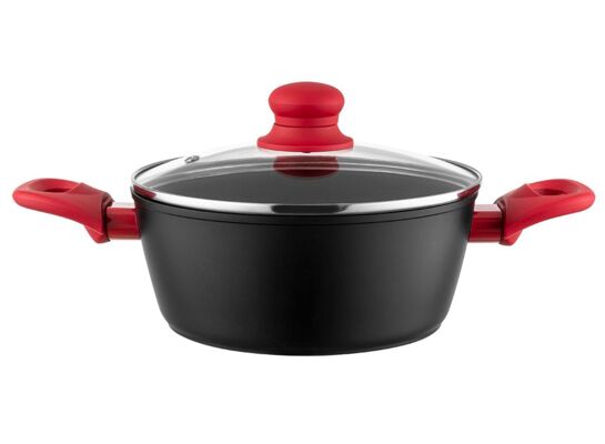 Garnek alumioniowy Mars z pokrywką 20 cm 2,2 l