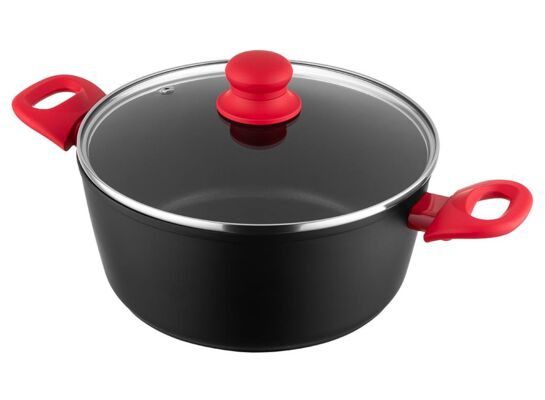 Garnek aluminiowy Mars z pokrywką 24 cm 3,5 l