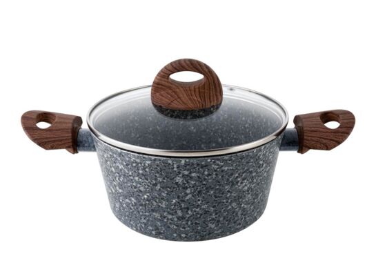 Garnek aluminiowy Granite z pokrywką 24 cm 4,1 l
