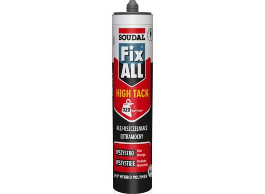Uszczelniacz hybrydowy FIX ALL HIGH TACK biały 290 ml