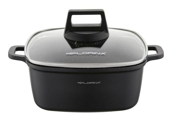 Garnek aluminiowy Chef kwadrat 20 x 20 x 8 cm 2,6 l