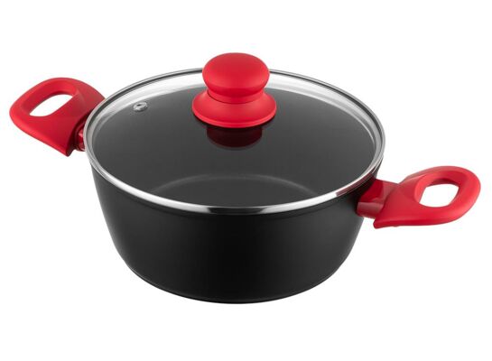 Garnek aluminiowy Mars z pokrywką 20 cm 2,2 l