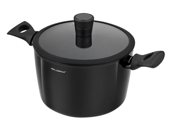 Garnek aluminiowy wysoki Magnum z pokrywką 24 cm 6,4 l